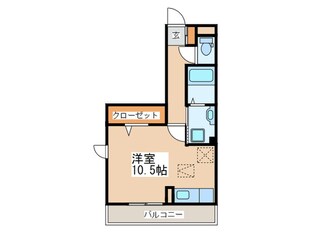 ヴィーブル草薙の物件間取画像